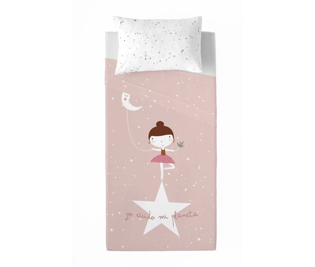 Juego de sábanas bailarina a cama 90