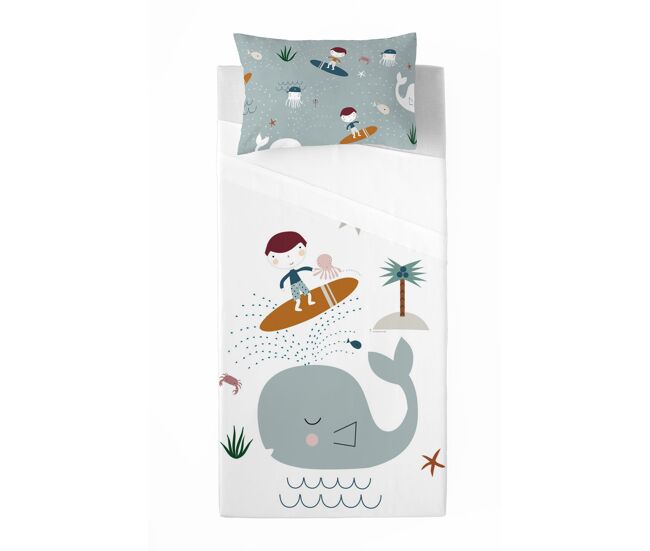 Juego de sábanas surf a cama 90