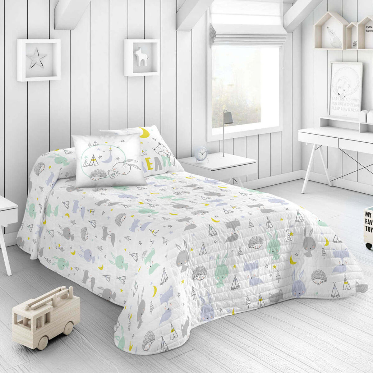 Colcha bouti reversible lets dream cama 90