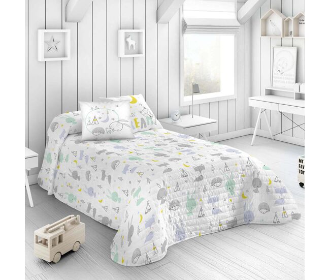 Colcha bouti reversible lets dream cama 90