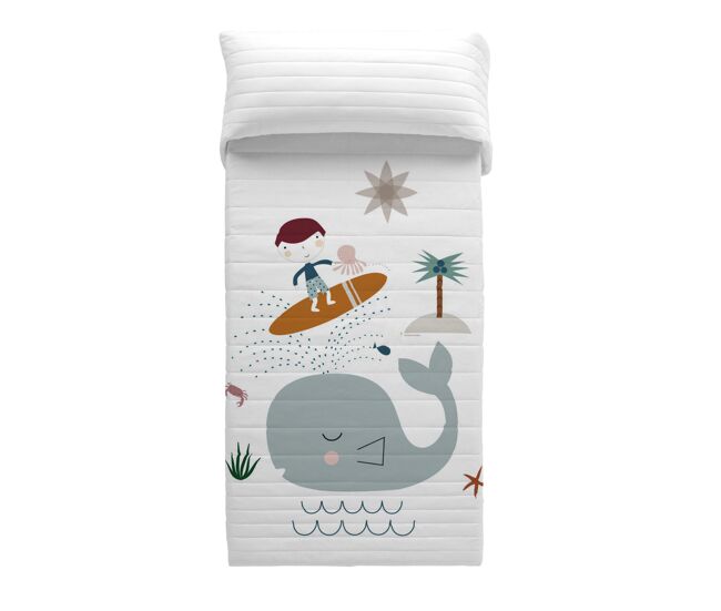 Colcha bouti reversible surf a 200x260 cm