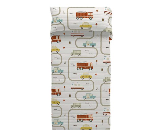 Colcha bouti grem cama 105