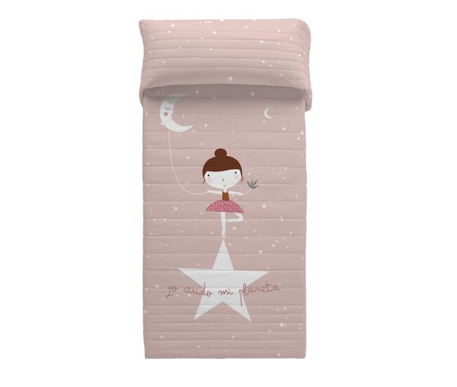 Colcha bouti reversible bailarina a 180x260 cm