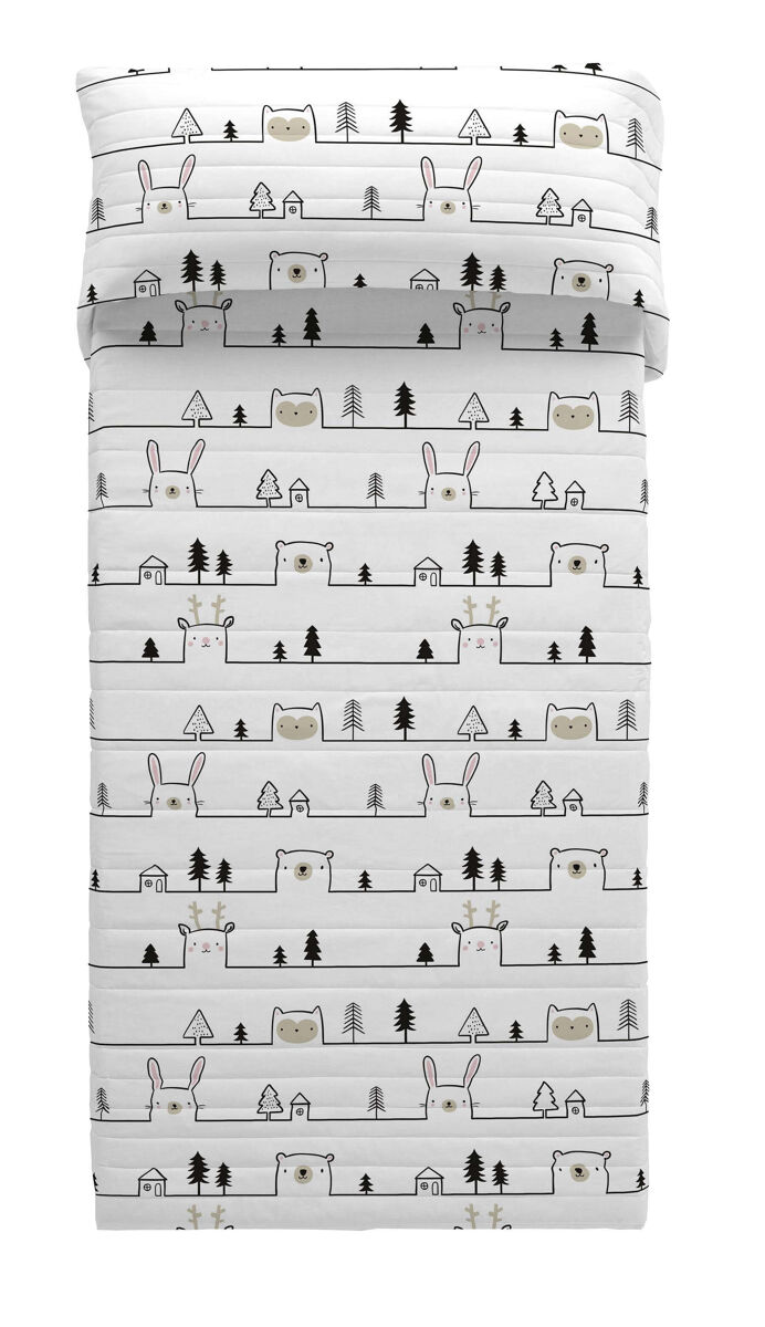 Colcha bouti house animals cama 90