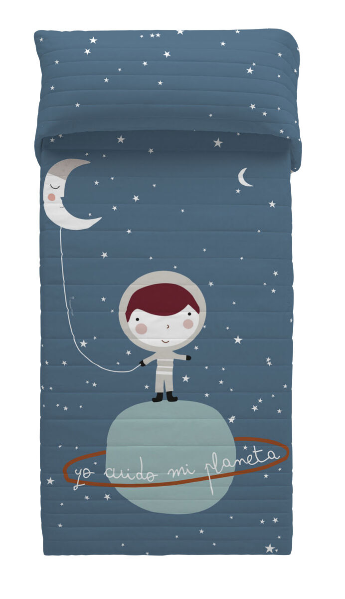 Colcha bouti reversible planeta a 200x260 cm