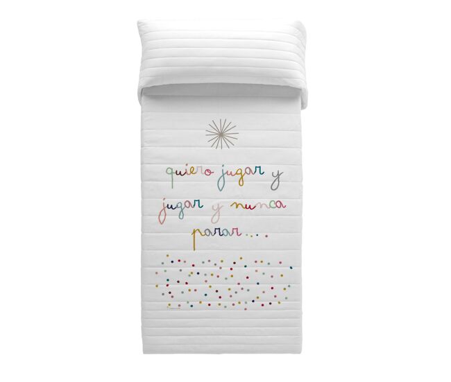 Colcha bouti reversible jugar 180x260 cm