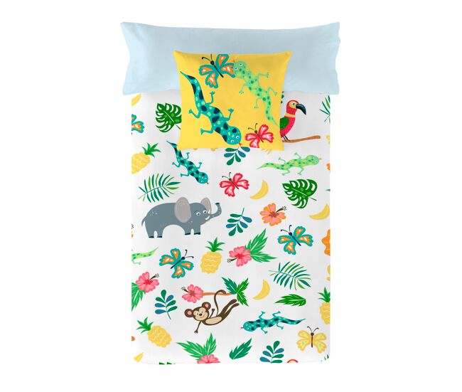 Funda nórdica jungle exotic cama 90