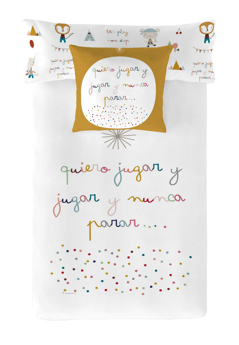 Funda nórdica reversible jugar cama 90