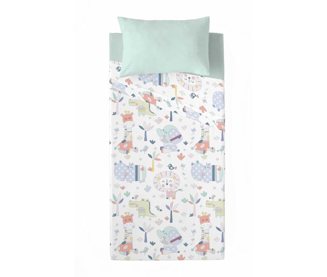 Juego de sábanas clk jungla cama 105