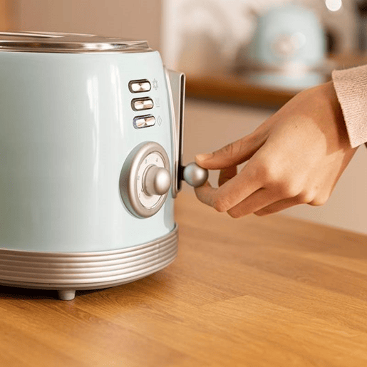 Torradeira Cecotec Vintage 800 Light Blue 850 W Torradeira Cecotec Vintage 800 Light Blue 850 W