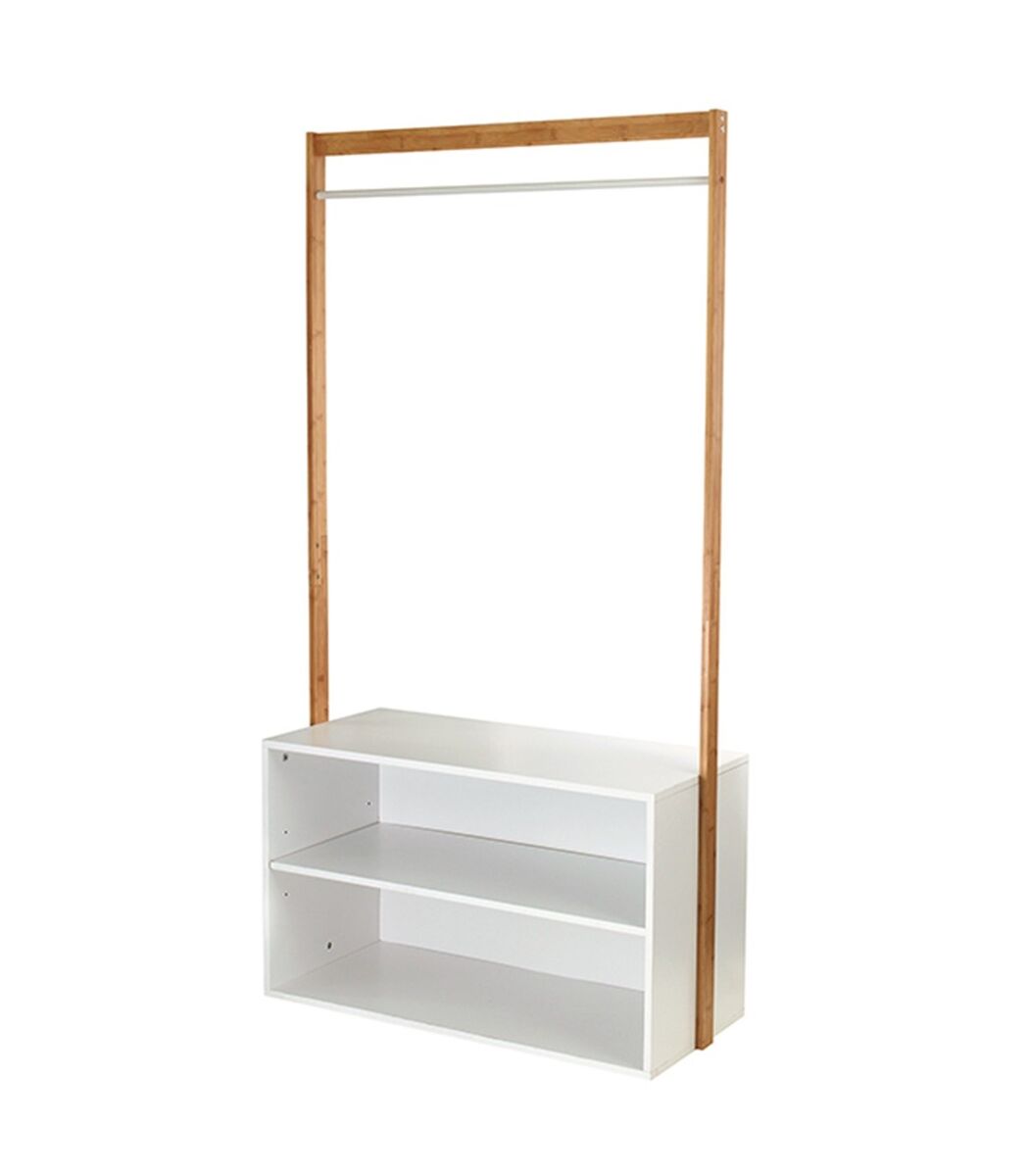 Armario abierto de entrada con almacenaje