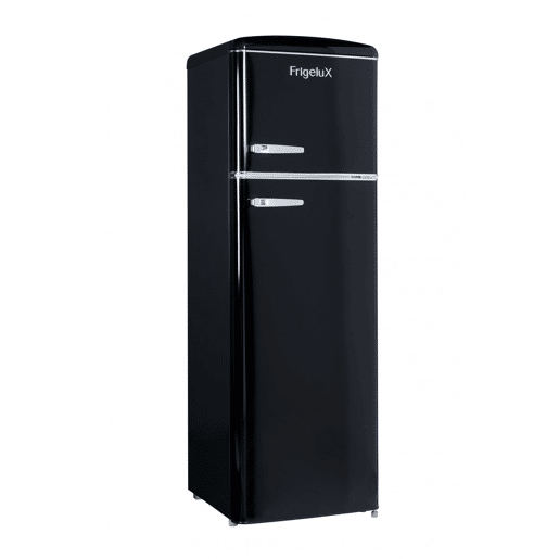 Frigorífico 2 portas - Estilo Retro  Vintage - Frigelux RFDP246RNA++ - Preto  Black - Classe E