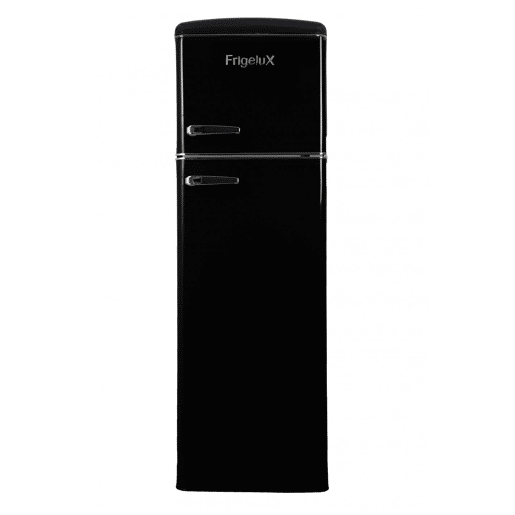 Frigorífico 2 portas - Estilo Retro  Vintage - Frigelux RFDP246RNA++ - Preto  Black - Classe E