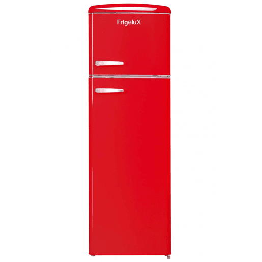 Frigorífico 2 portas - Estilo Retro  Vintage - Frigelux RFDP246RRA++ - Vermelho  Red - Classe E