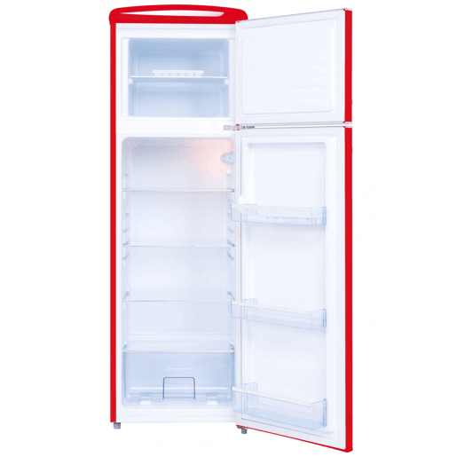 Frigorífico 2 portas - Estilo Retro  Vintage - Frigelux RFDP246RRA++ - Vermelho  Red - Classe E