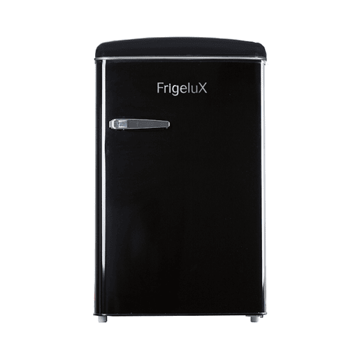 Frigorífico Mini Bar com congelador - Estilo Retro  Vintage - Frigelux R4TT108RNE - Preto  Black - Classe E