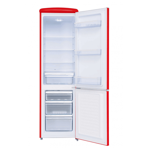 Frigorífico Combinado - Estilo Retro  Vintage - Frigelux CB255RRA++ - Vermelho  Red - Classe E