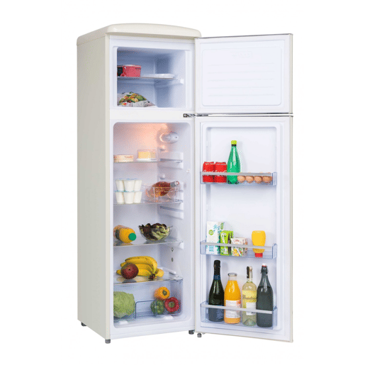 Frigorífico 2 portas - Estilo Retro  Vintage - Frigelux RFDP246RCA++ - Creme  Cream - Classe E