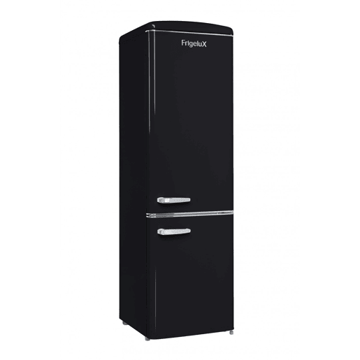 Frigorífico Combinado - Estilo Retro  Vintage - Frigelux CB255RNA++ - Preto  Black - Classe E