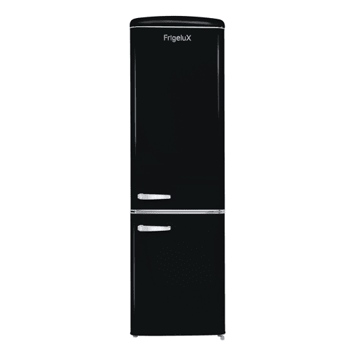 Frigorífico Combinado - Estilo Retro  Vintage - Frigelux CB255RNA++ - Preto  Black - Classe E