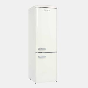 Frigorífico Combinado - Estilo Retro Vintage - Frigelux CB255RCA++ - Creme Cream - Classe E