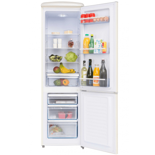Frigorífico Combinado - Estilo Retro  Vintage - Frigelux CB255RCA++ - Creme  Cream - Classe E
