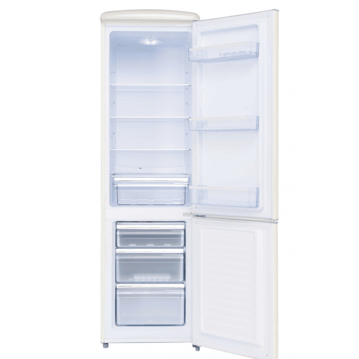 Frigorífico Combinado - Estilo Retro  Vintage - Frigelux CB255RCA++ - Creme  Cream - Classe E