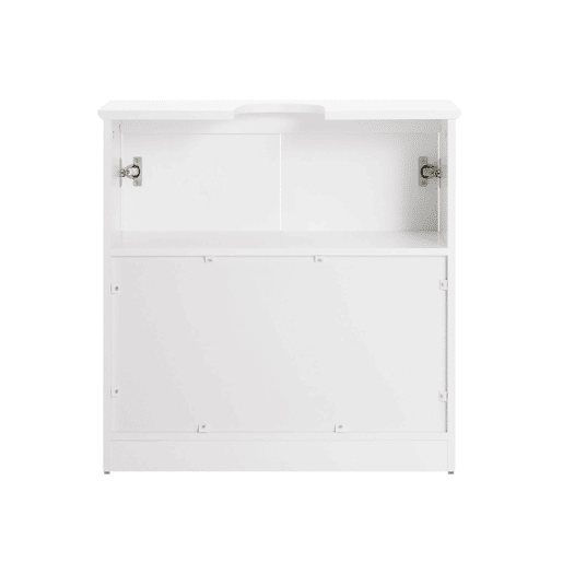 SoBuy BZR108-W Base de lavatório com 2 portas branco