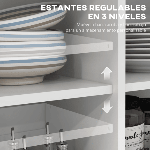 HOMCOM Ilha de Cozinha Carrinho de Cozinha com Bancada de Madeira Dobrável 2 Portas 2 Gavetas Prateleira Ajustável e 4 Rodas 105x60x90,5 cm Branco e Madeira