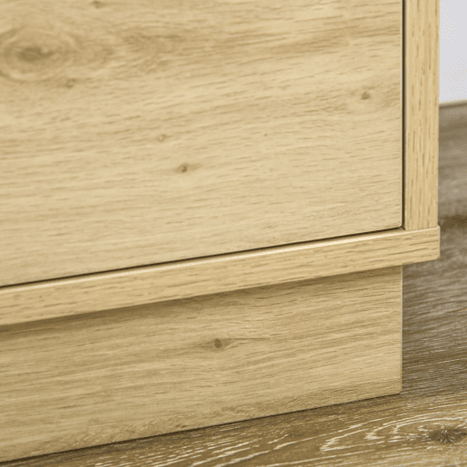HOMCOM Cómoda com 3 Gavetas de Vime Cómoda de Madeira para Dormitório Sala de Estar Estilo Boêmio 60x38x69 cm Madeira
