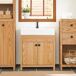 Mueble para debajo del Lavabo con 2 Puertas SoBuy BZR98-N Mueble para debajo del Lavabo con 2 Puertas SoBuy BZR98-N Natural