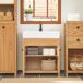 Mueble para debajo del Lavabo con 2 Puertas SoBuy BZR98-N Mueble para debajo del Lavabo con 2 Puertas SoBuy BZR98-N Natural
