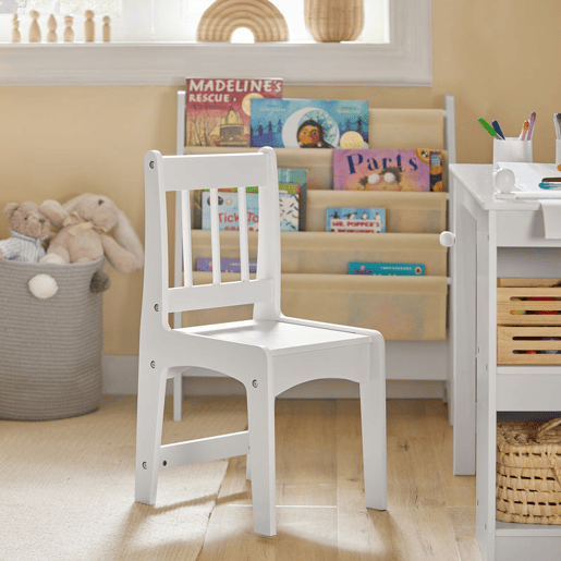 Conjunto de mesa e cadeira para crianças Secretária para crianças com 3 porta-lápis SoBuy KMB60-W branco 80x54x65,5 cm