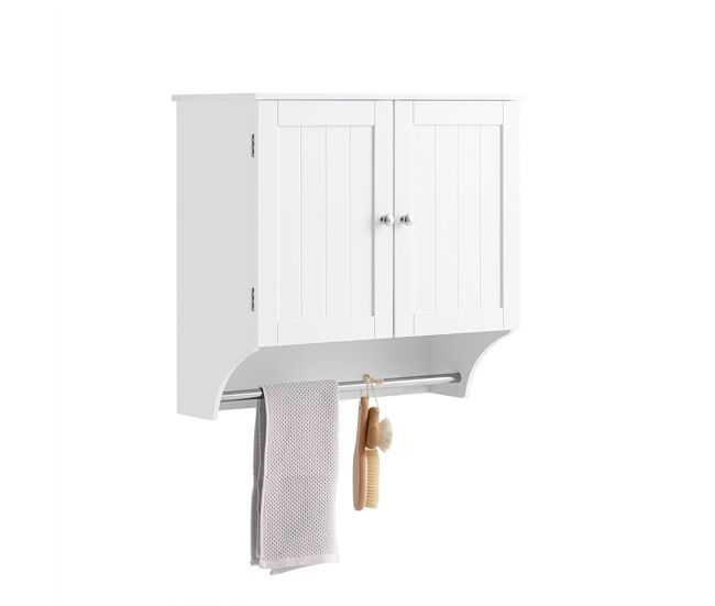 Armario de baño sobuy bzr97-n con 1 cesto y 3 cajones 60x30x60cm