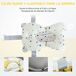 Bañera para Bebé Plegable PP, TPE HOMCOM Bañera para Bebé Plegable PP, TPE HOMCOM Amarillo
