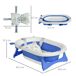 Bañera para Bebé Plegable PP, TPE HOMCOM Bañera para Bebé Plegable PP, TPE HOMCOM Azul