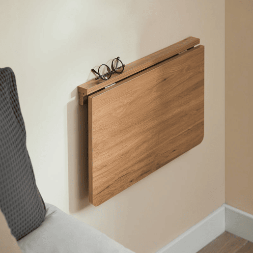 Mesa de parede dobrável 60 X 40 Cm Madeira SoBuy FWT03-PF