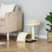 Árbol para Gato Aglomerado de Madera, Sisal y Felpa PawHut Árbol para Gato Aglomerado de Madera, Sisal y Felpa PawHut Beige