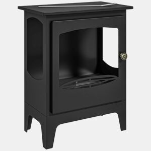 HOMCOM Lareira de Etanol 7000BTU Lareira de Bioetanol de Aço com Apagador de Aço Inoxidável Depósito de 1,2L Tempo de Combustão 3h para Interiores 20-25 m² 39x26x54 cm Preto