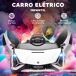 Coche Eléctrico Infantil PP, Metal HOMCOM Coche Eléctrico Infantil PP, Metal HOMCOM Blanco