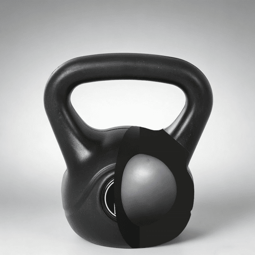 HOMCOM Peso Russo de 8 kg Kettlebell Preenchido de Areia com Punho Largo e Antiderrapante para Exercícios e Treinos em Casa e Ginásio 22x17x24 cm Preto