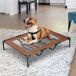 Cama Elevada para Perros Metal y Tela Oxford PawHut Cama Elevada para Perros Metal y Tela Oxford PawHut Marron