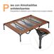 Cama Elevada para Perros Metal y Tela Oxford PawHut Cama Elevada para Perros Metal y Tela Oxford PawHut Marron