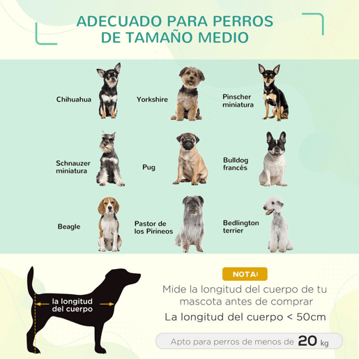 PawHut Cama para Animais de Estimação Cama Elevada para Cães Gatos Portátil Tecido Transpirável para Exterior Interior 76x61x18cm Vermelho