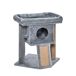 Árbol para Gatos Aglomerado de Madera, Felpa, Yute PawHut Árbol para Gatos Aglomerado de Madera, Felpa, Yute PawHut Gris