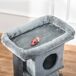Árbol para Gatos Aglomerado de Madera, Felpa, Yute PawHut Árbol para Gatos Aglomerado de Madera, Felpa, Yute PawHut Gris