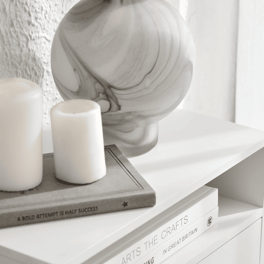 Prateleira de parede com 1 gaveta SoBuy NKD03-W branco 45x25x22 cm