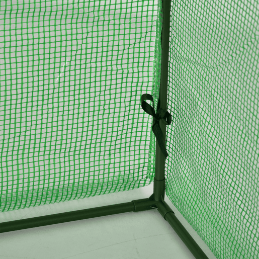 Outsunny Estufa 295x100x80 cm para Jardim Varanda Estufa Pequena para Cultivo de Plantas com 3 Janelas Estrutura de Aço e PVC Verde