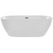 Beliani Bañera independiente NEVIS 75x150 Beliani Bañera independiente NEVIS 75x150 Blanco