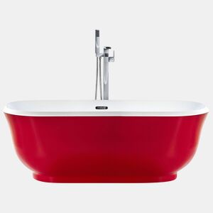 Banheira autónoma TESORO 1700 x 770 mm Vermelho